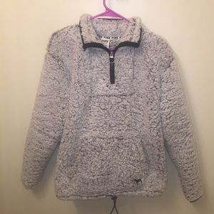 PINK Sherpa Sweatshirt
